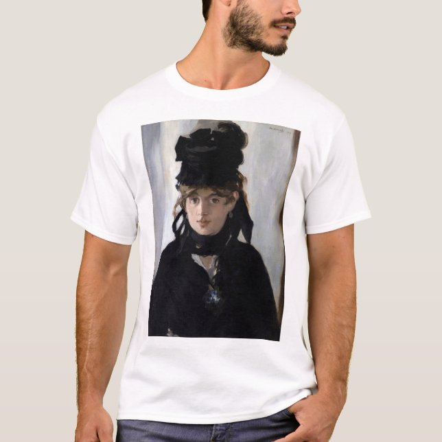 Camiseta Berthe Morisot com Buquê de Violetas, Manet (Frente)