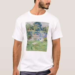 Camiseta Berthe Morisot - Menina num Barco com Gansos