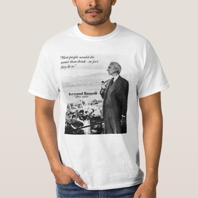 Camiseta Bertrand Russell (Frente)