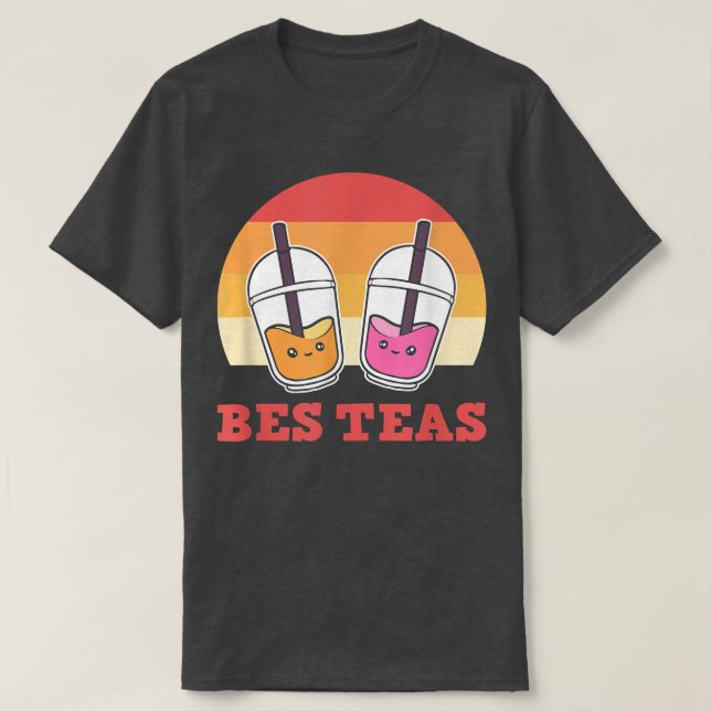 Camiseta Bes Teas Bubble Tea Boba70 (Frente do Design)