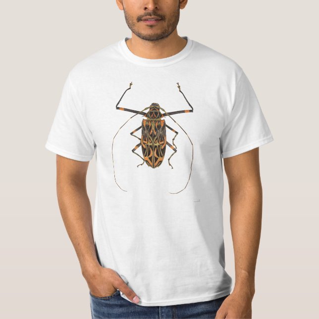 Camiseta Besouro Acrocinus Longimanus do Harlequin (Frente)
