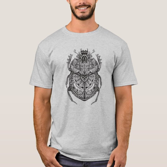 Camiseta Besouro africano Zendoodle (Frente)