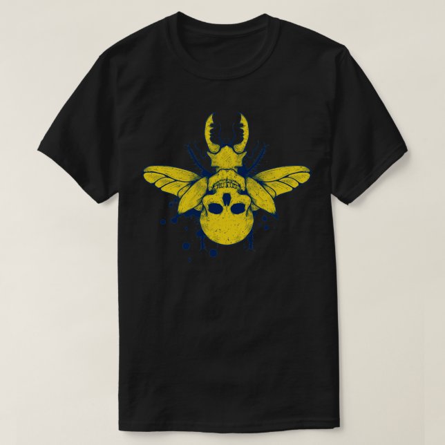 Camiseta Besouro amarelo (Frente do Design)