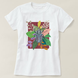 Camiseta Besouro azul aquarela