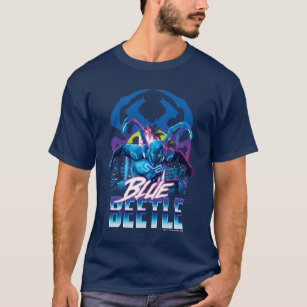 Camiseta Nostálgica Besouro Japonês Cobra Azul Desenho Antig