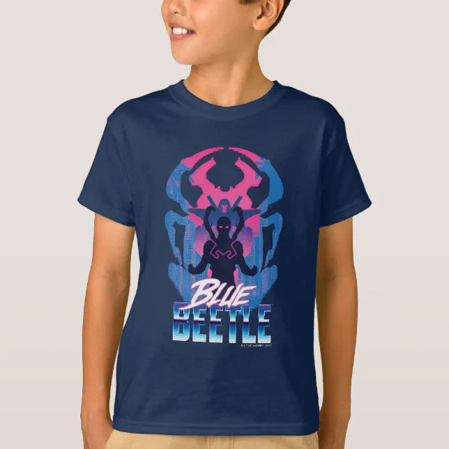 Camiseta Nostálgica Besouro Japonês Cobra Azul Desenho Antig