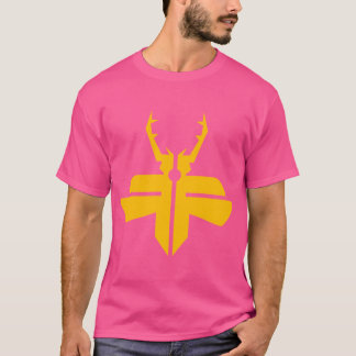 Camiseta Besouro Mariposa Fantasma Amarela