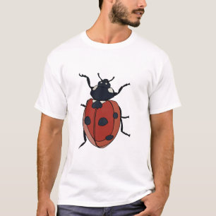 Camiseta Besouros Insetam Besouros Ladybug