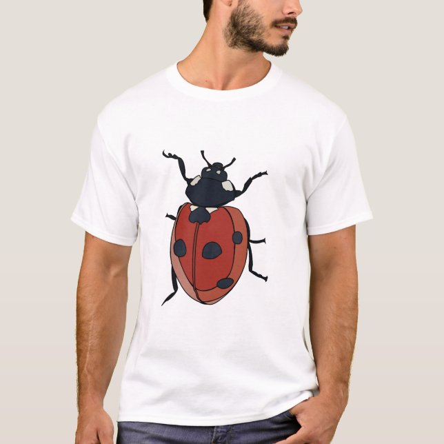 Camiseta Besouros Insetam Besouros Ladybug (Frente)
