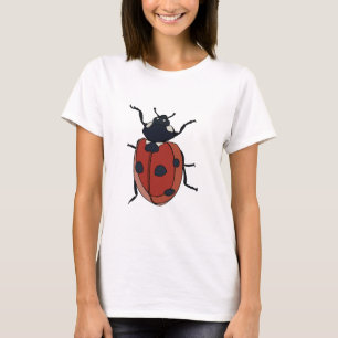 Camiseta Besouros Insetam Besouros Ladybug