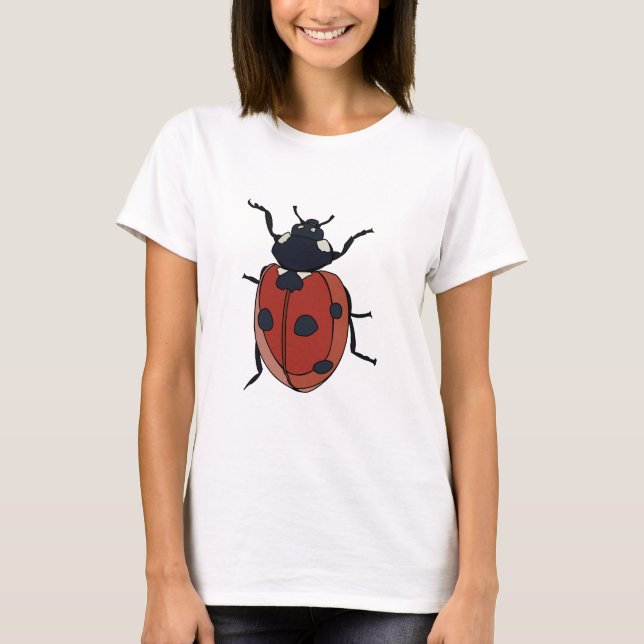 Camiseta Besouros Insetam Besouros Ladybug (Frente)