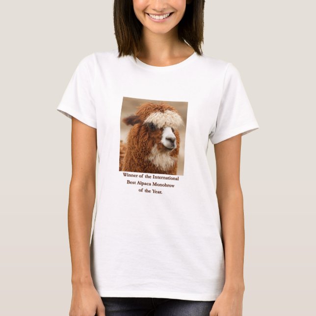 Camiseta Best Alpaca Monobrow (Frente)