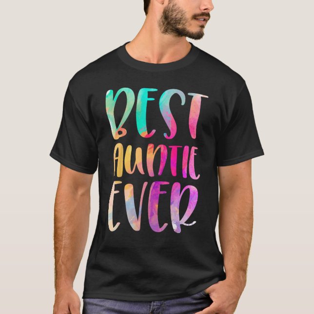 Camiseta Best Auntie Ever Mother s Day (Frente)