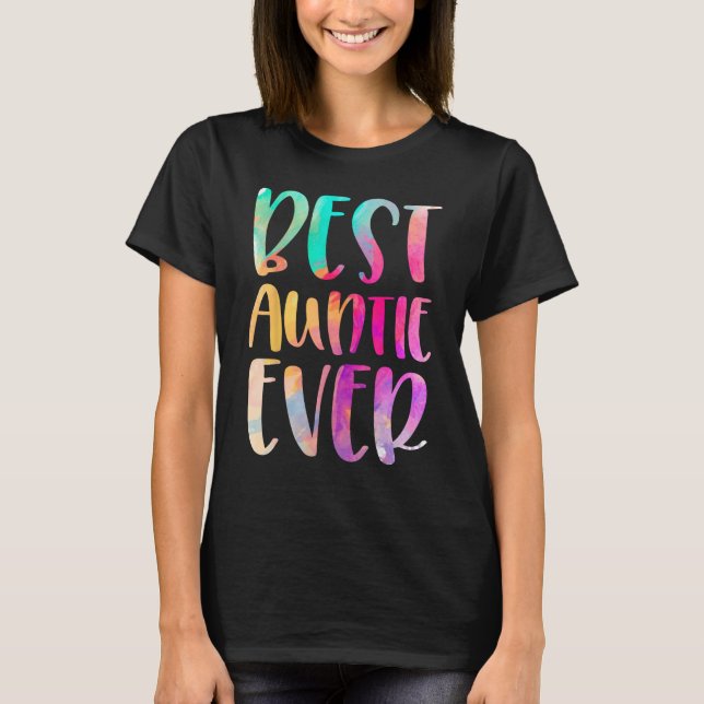 Camiseta Best Auntie Ever Mother s Day (Frente)