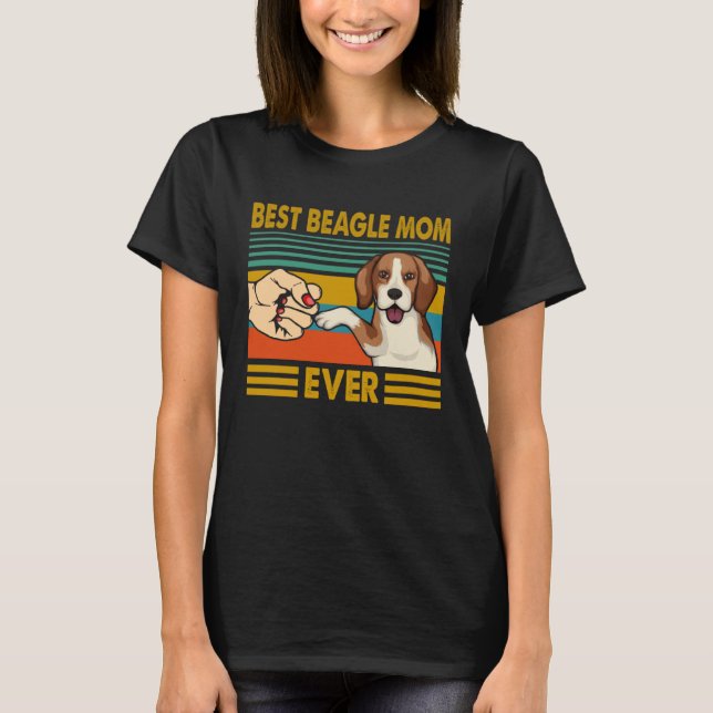 Camiseta Best Beagle Mom Ever (Frente)