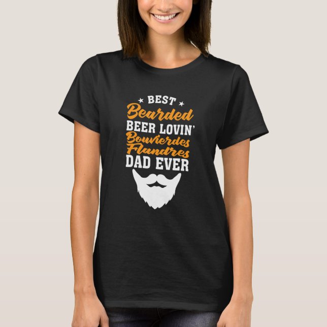 Camiseta Best Bearded Beer Lovin' Pembroke Welsh Corgi Dad (Frente)