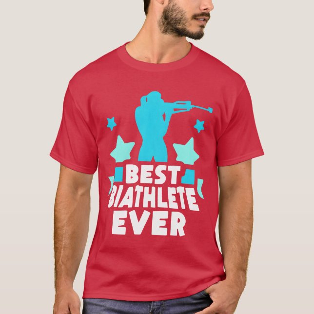 Camiseta Best Biathlete Ever Biathlon Sports Biathlons frie (Frente)
