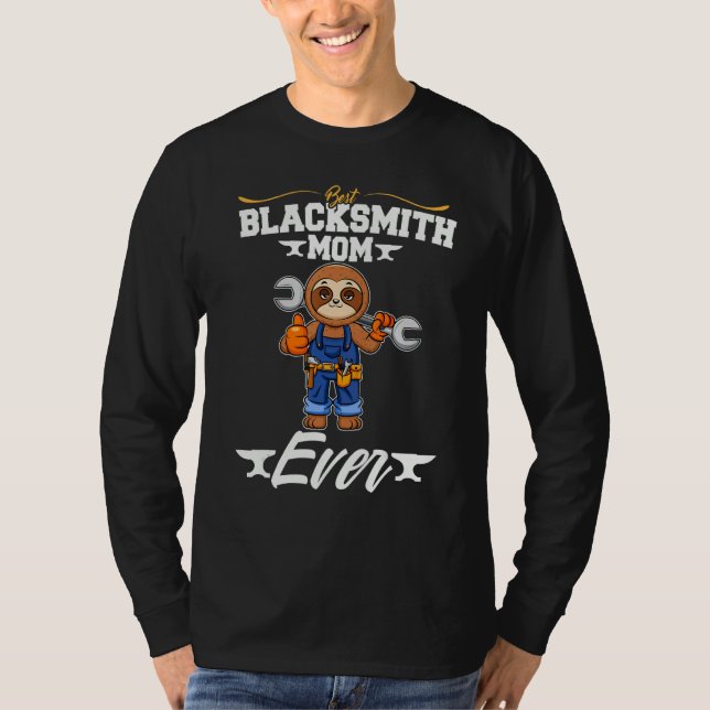Camiseta Best Blacksmith Mom Ever Metal Work Forge Hammer_4 (Frente)