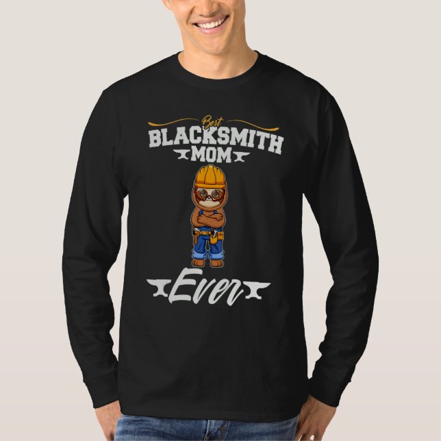 Camiseta Best Blacksmith Mom Ever Metal Work Forge Hammer_8 (Frente)