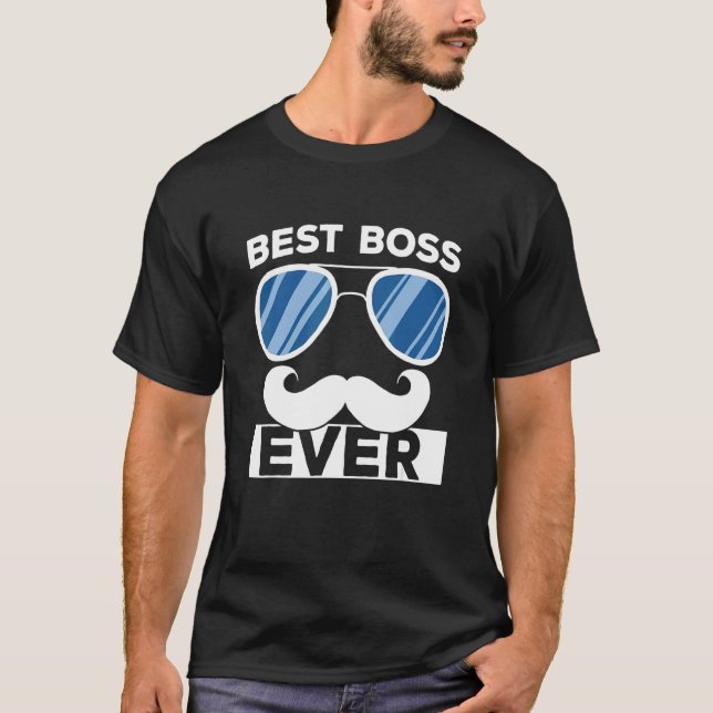 Camiseta Best Boss Ever Businessman Entrepreneur Company CE (Frente)