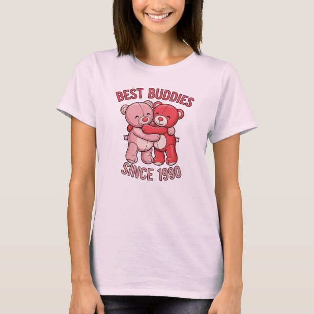 Camiseta Best Buddies Since 1990 Bear (Frente)