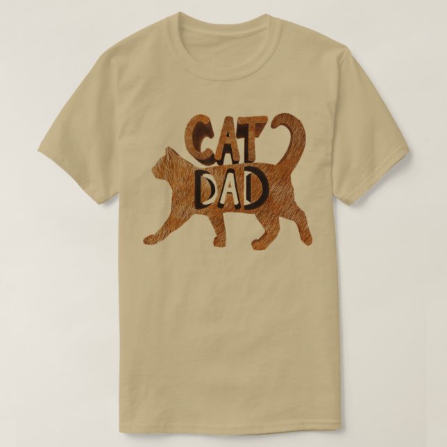 Camiseta Best Cat Dad Christmas Men Kitty Papa Gift Daddy F (Frente do Design)