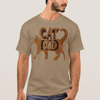 Camiseta Best Cat Dad Christmas Men Kitty Papa Gift Daddy F