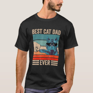 Camiseta Best Cat Dad Ever Funny Cat Lover Gift Father's Da