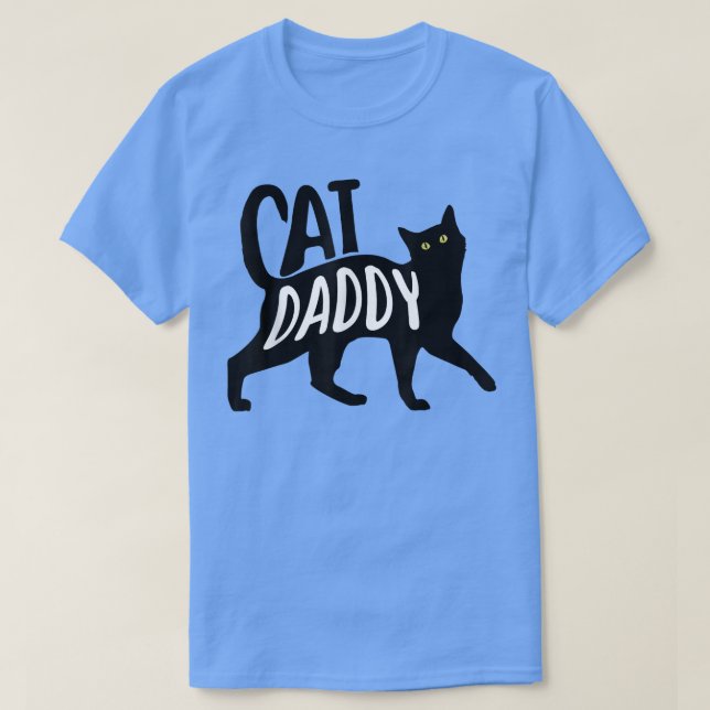 Camiseta Best Cat Dad Fathers Day Kitty Lover Daddy Papa Ch (Frente do Design)