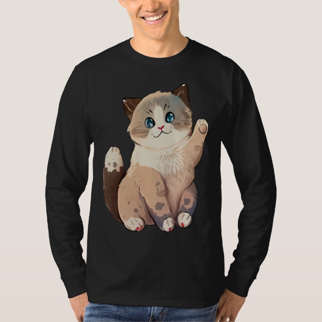 Camiseta Best Cat Mom And Cat Dad  4 (Frente)