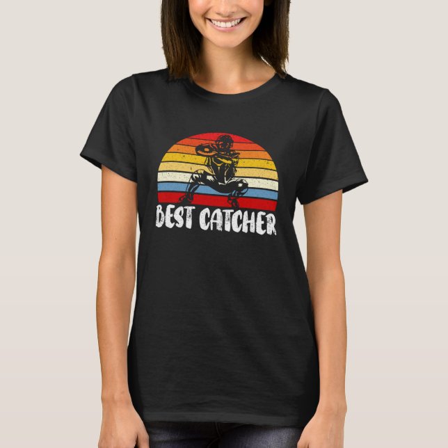 Camiseta Best Catcher Baseball Player Baseball Coach Sports (Frente)
