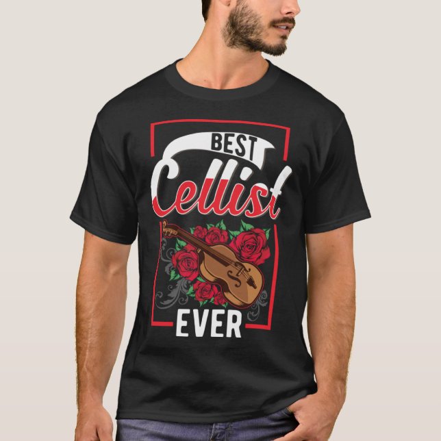 Camiseta Best Cellist Ever Cello (Frente)