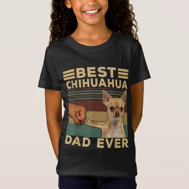 Camiseta Best Chihuahua Dad Ever (Frente)