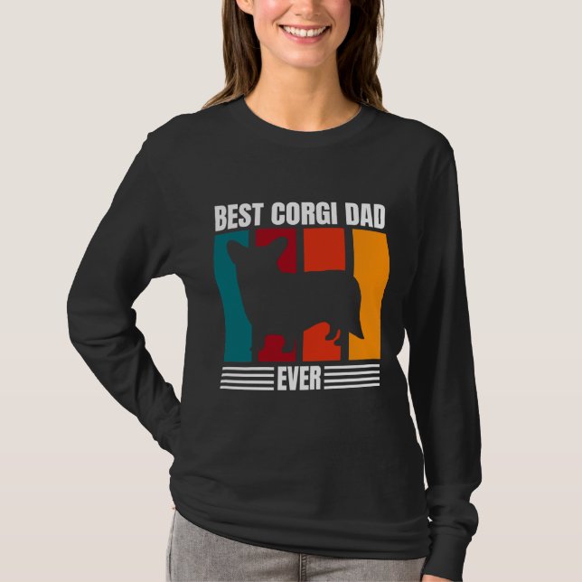 Camiseta Best Corgi Dad Ever  433 (Frente)