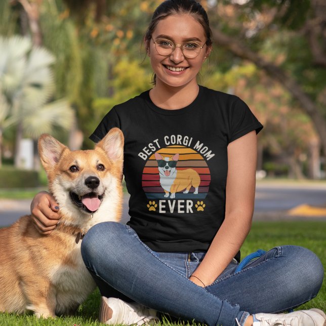 Camiseta Best Corgi Mom Ever Funny Corgi Lovers (Criador carregado)