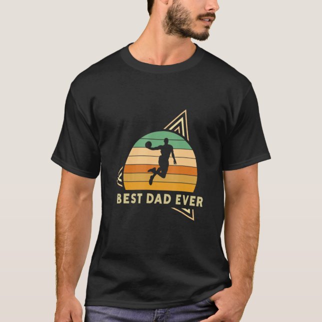 Camiseta Best Dad Ever Basketball Coach Basketball Player (Frente)