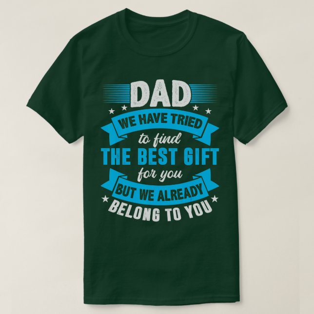 Camiseta Best Dad Ever Funny Daddy Papa Fathers Day Joke  (Frente do Design)