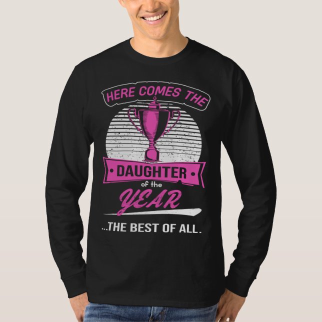 Camiseta Best Daughter  Phrase for Girls and female Kids (Frente)