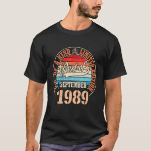 Camiseta Best De Setembro De 1989 One Of A Kind Ltd Edition