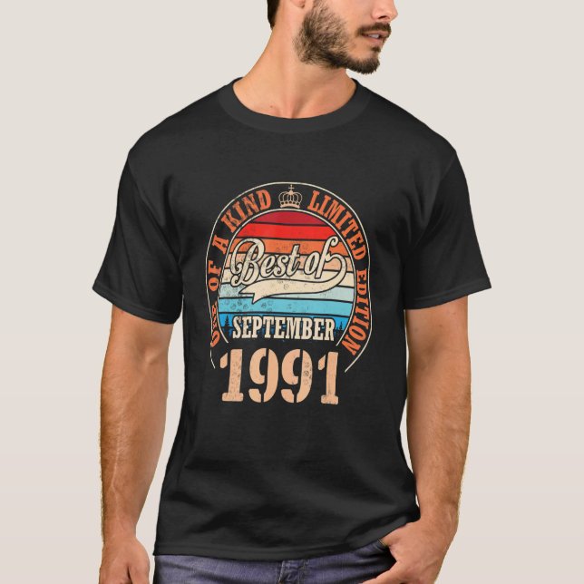 Camiseta Best De Setembro De 1991 One Of A Kind Ltd Edition (Frente)