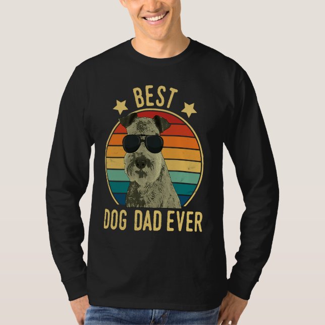 Camiseta Best Dog Dad Ever Lakeland Terrier Father's Day (Frente)