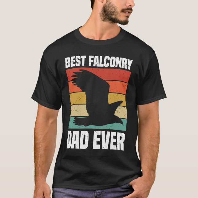 Camiseta Best Falconry Dad Ever (Frente)