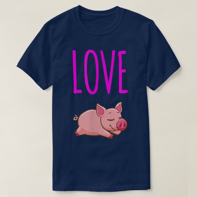 Camiseta Best Farmers Organic Market Pig Lover T-Shirt (Frente do Design)