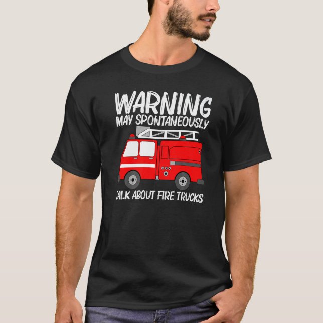 Camiseta Best Fire Truck For Men Women Fire Truck Firefight (Frente)