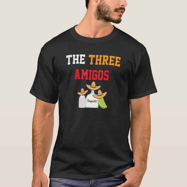 Camiseta Best Friends 4 ever Three Tequila 3 Tres The Three (Frente)