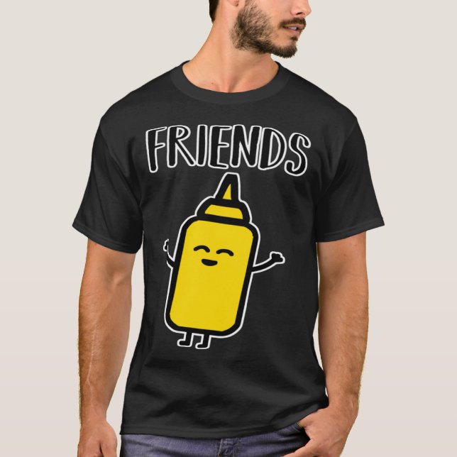 Camiseta Best Friends  Best Friends Mayo Mustard Partner Lo (Frente)