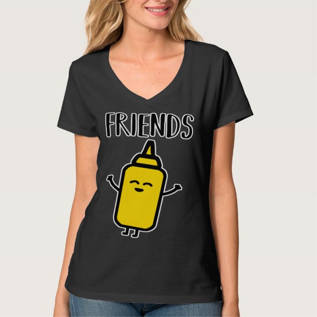 Camiseta Best Friends  Best Friends Mayo Mustard Partner Lo (Frente)