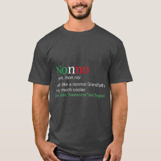 Camiseta Best Funny Nonno Italian Grandfather Definition