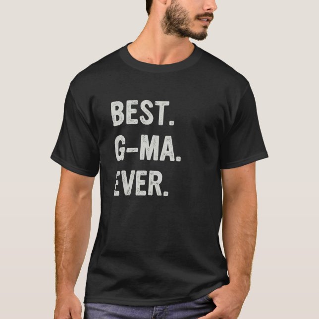 Camiseta Best G Ma Ever Family Grandma (Frente)