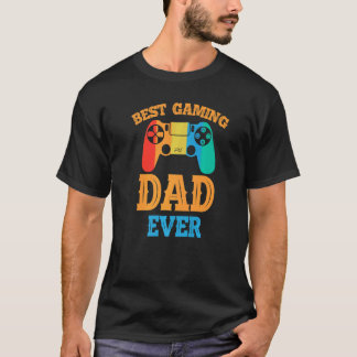 Camiseta Best Gaming Dad Ever Dad Design Cute Father Quote